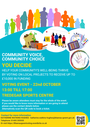 Community Voice Voting event